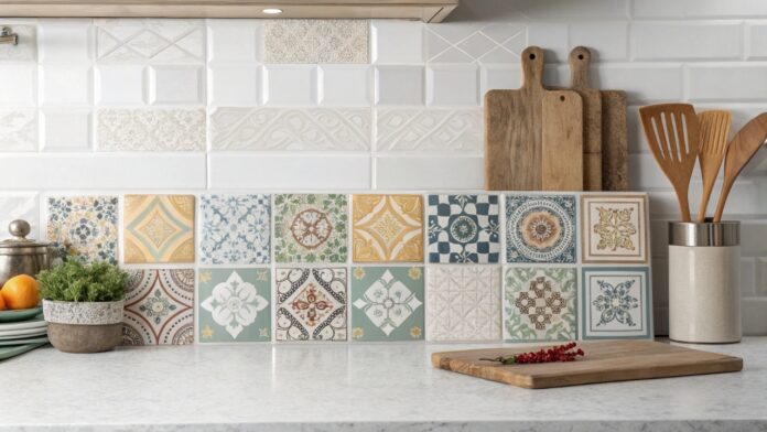 Керамическая плитка и керамогранит для кухни на фартук: выбор цвета и фактуры