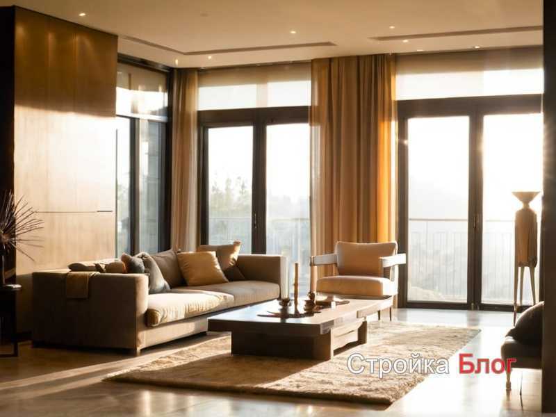 Освещение играет ключевую роль: комбинация точечных светильников над рабочей поверхностью и подвесных ламп над обеденной зоной улучшает функциональность и подчеркивает стиль кухни. Встроенные системы хранения с выдвижными ящиками и скрытыми полками помогают поддерживать порядок, сохраняя пространство открытым и легким для восприятия.