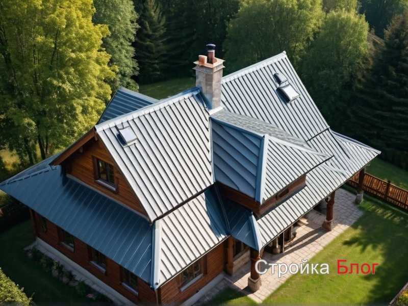 Особенности металлочерепицы для холодного климата