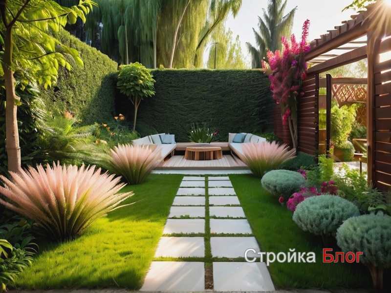 Сочетание декоративных и плодовых культур по цвету