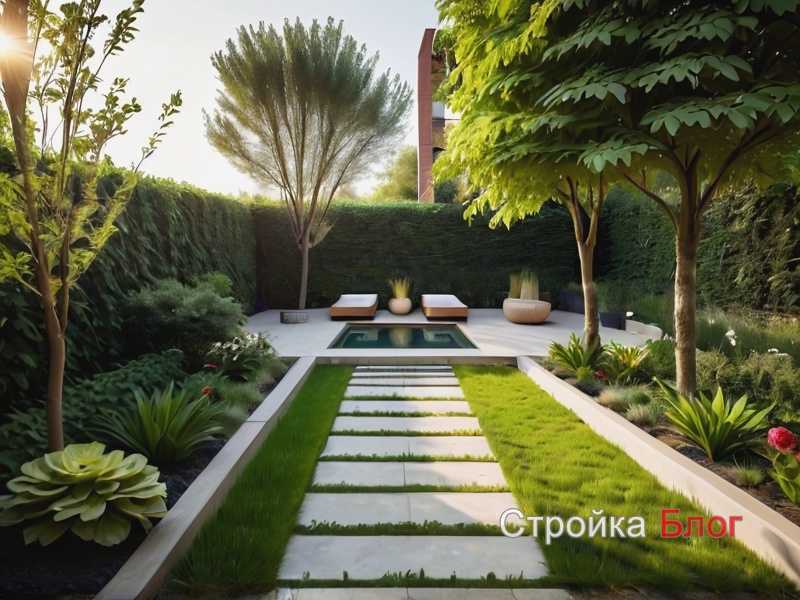 Декорирование садовых дорожек с помощью бочек