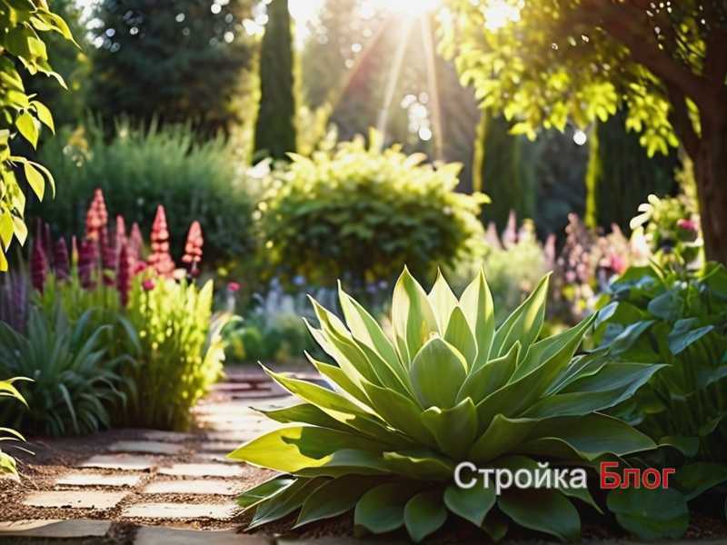 Размещение готовых каменных фигур в садовом пространстве