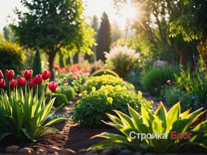 Как правильно распределить растения по участку для минимальных затрат на уход