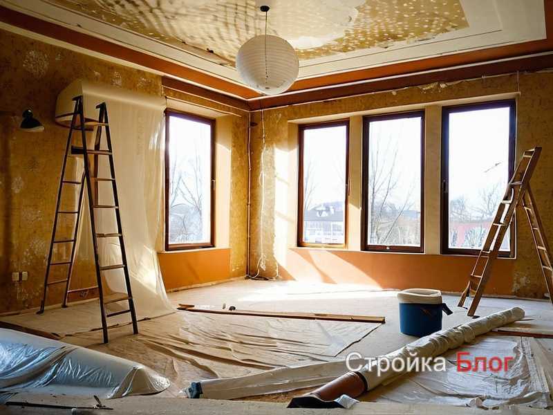 Контроль уровня и швов при укладке плитки на кухонный пол и стены