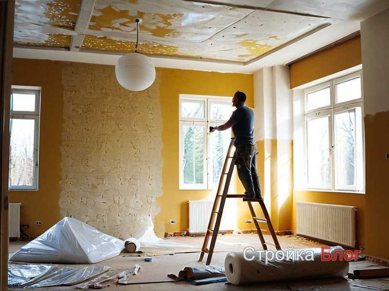 Подготовка стен перед поклейкой обоев