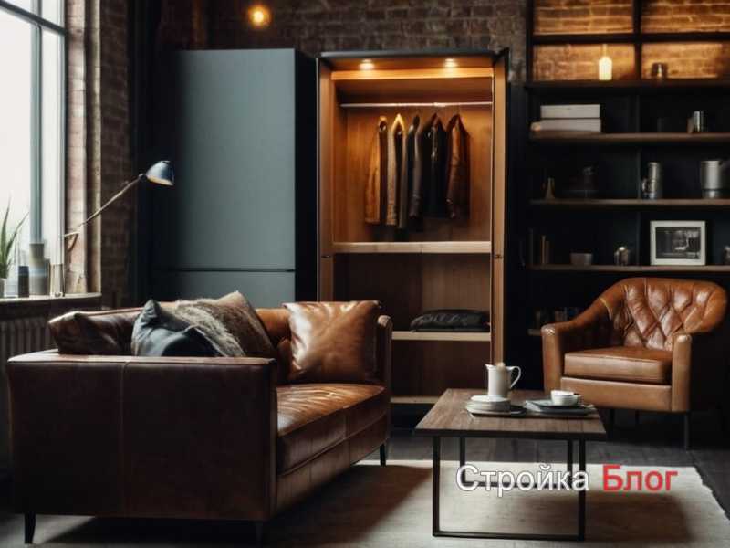 Сочетание форм и материалов