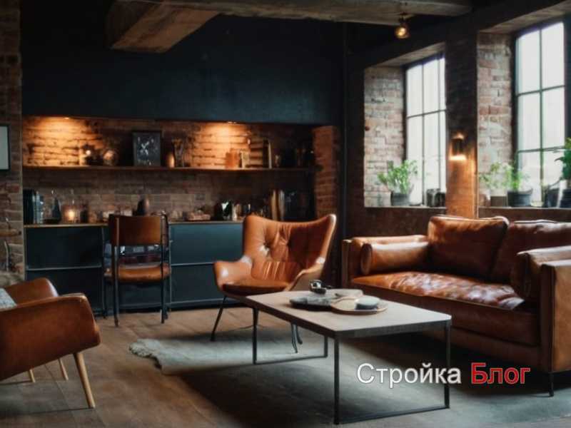 Сочетание мебели и отделки