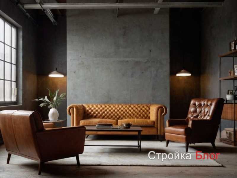 Баланс оттенков и формы мебели