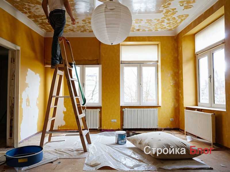 Укладка плитки, покраска стен и отделка декоративными материалами