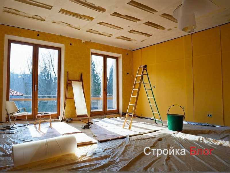 Финишная отделка стен, потолков и полов