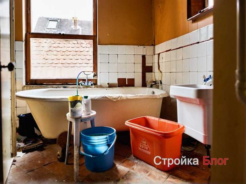 Укладка первой плитки